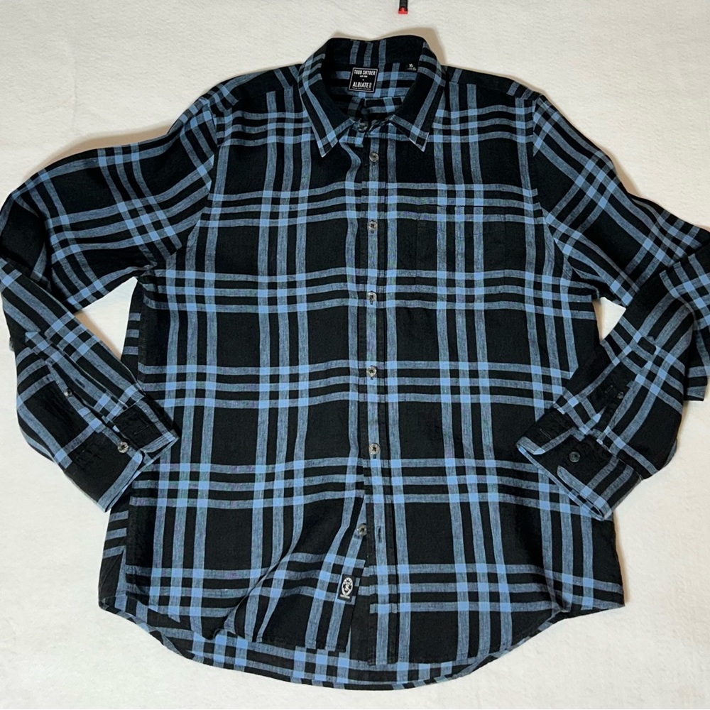 Todd Snyder Albiate linen slim fit shirt